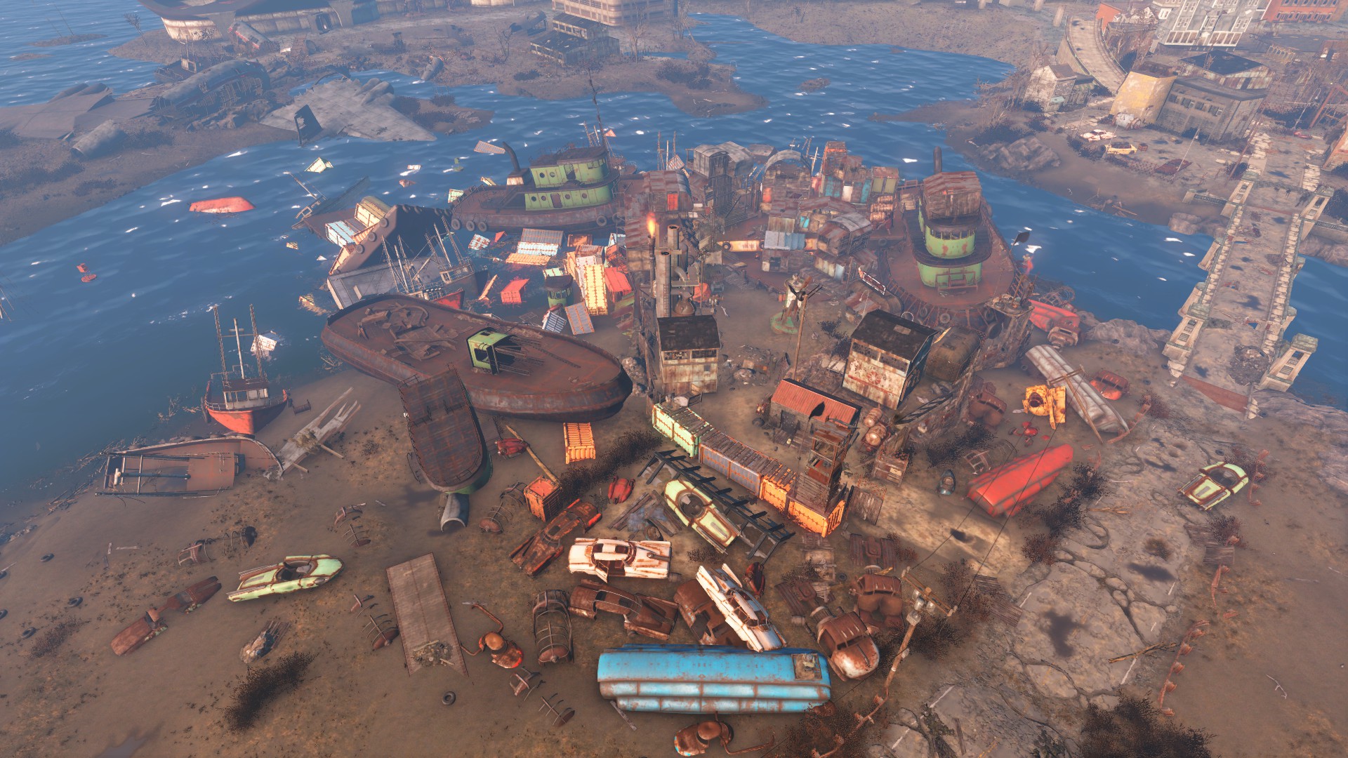 сборка fallout 4 на основе sim settlements 2 фото 95